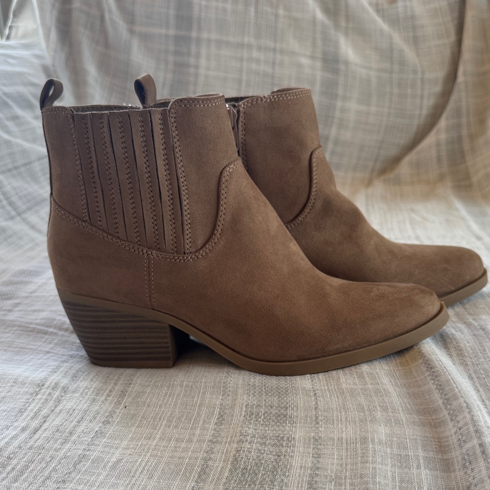 Women's Brown Suede Ankle Boots